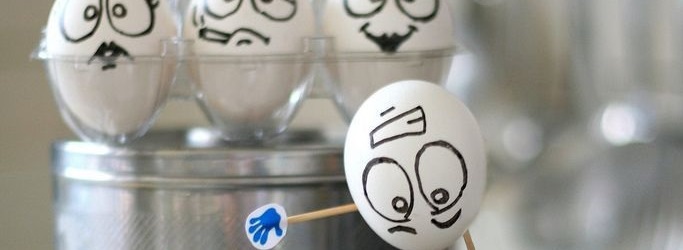 Zaterdag 14 mei Plaatje: Schoonspringende eieren